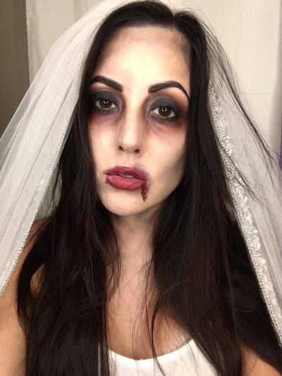 Zombie Bride Halloween Makeup Tutorial - fancy