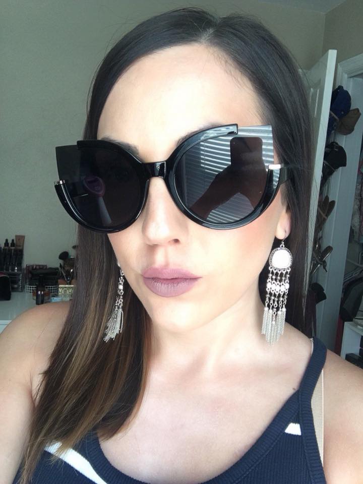 topfoxx chloe black sunglasses